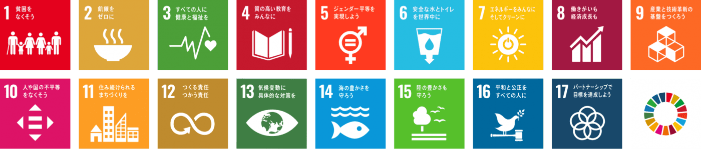 17の持続可能な開発目標「SDGs」